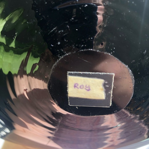 VINTAGE Murano Black Art Glass Tutti Frutti Bowl - Picture 13 of 13